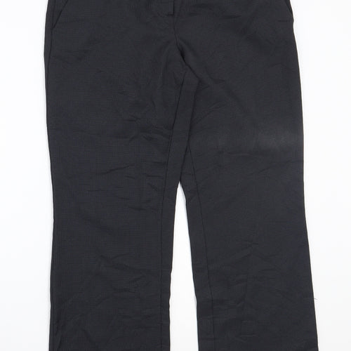 Papaya Womens Black   Trousers  Size 10 L27 in