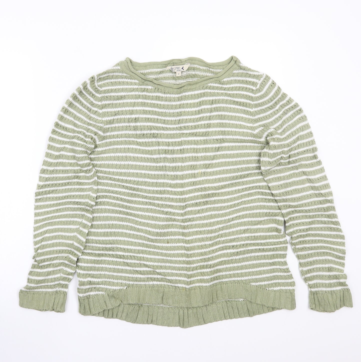 Spirit Womens Green   Pullover Jumper Size 12