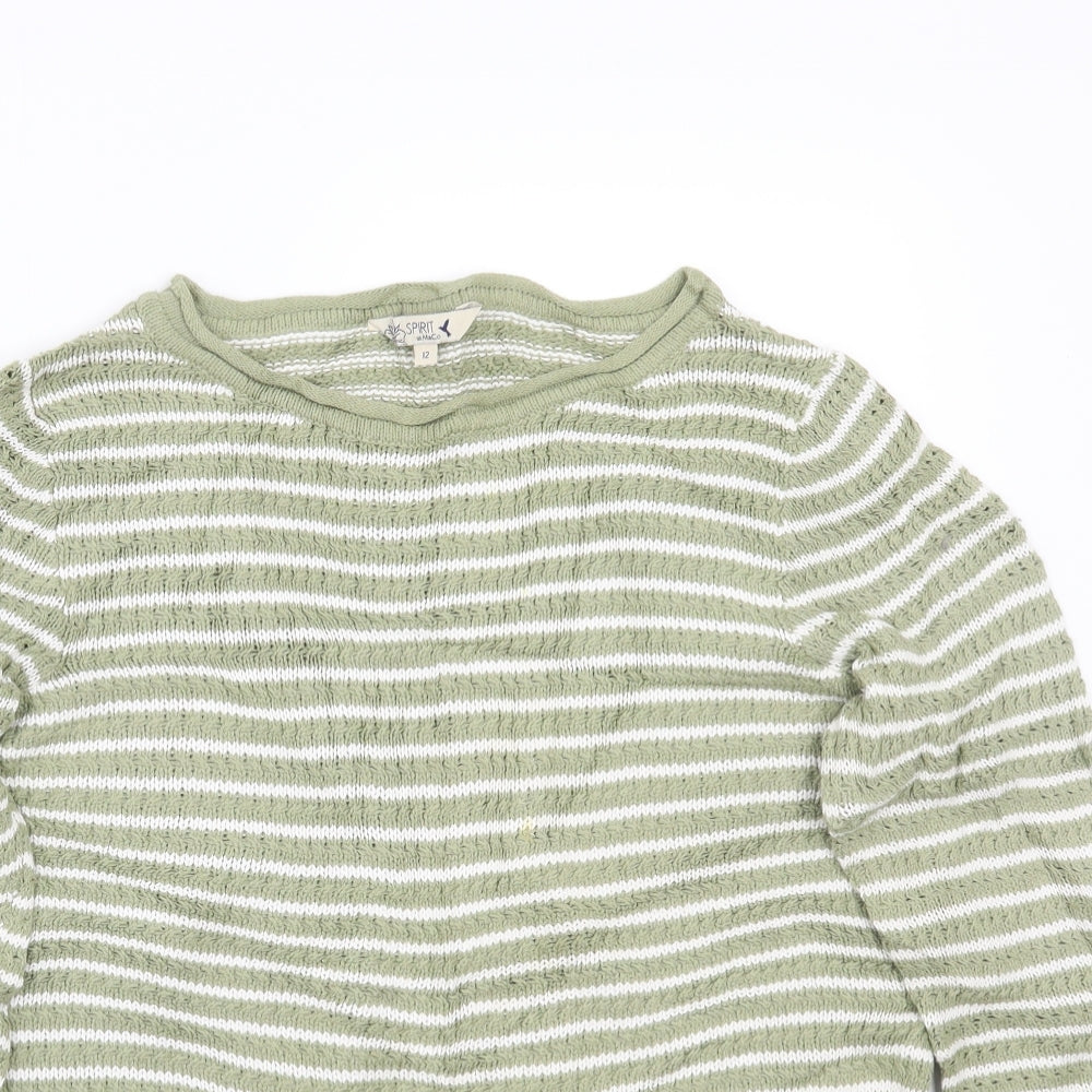 Spirit Womens Green   Pullover Jumper Size 12