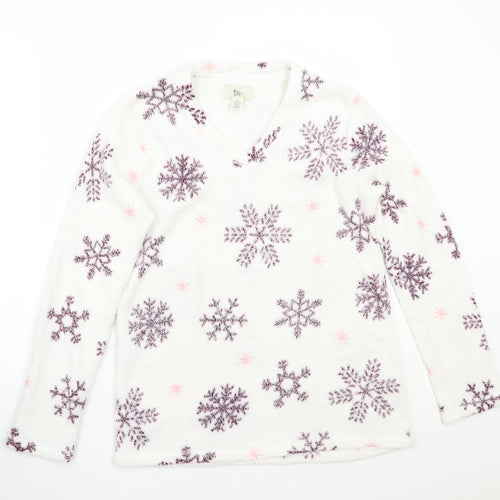 Lover to lounge Womens White   Pullover Jumper Size S
