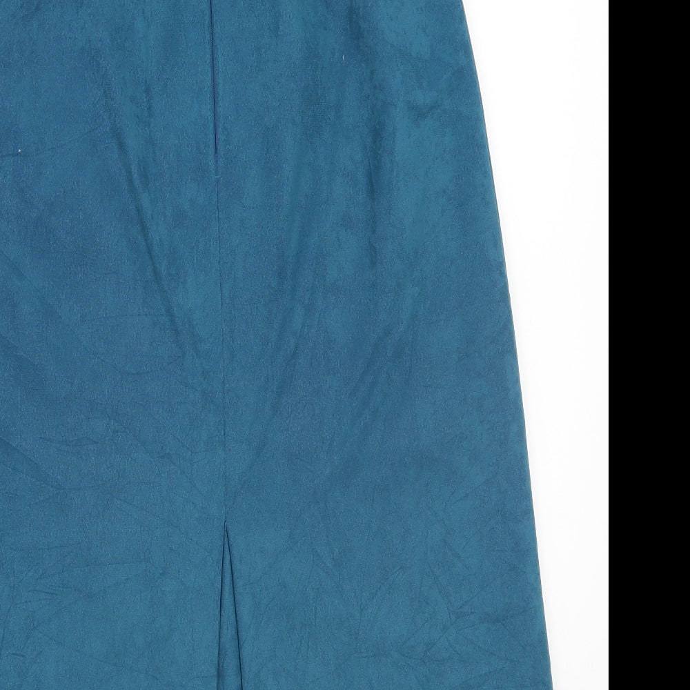 Marks and Spencer Womens Blue   A-Line Skirt Size 12