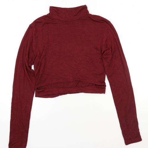 Pretty little thing Womens Red   Basic T-Shirt Size 10