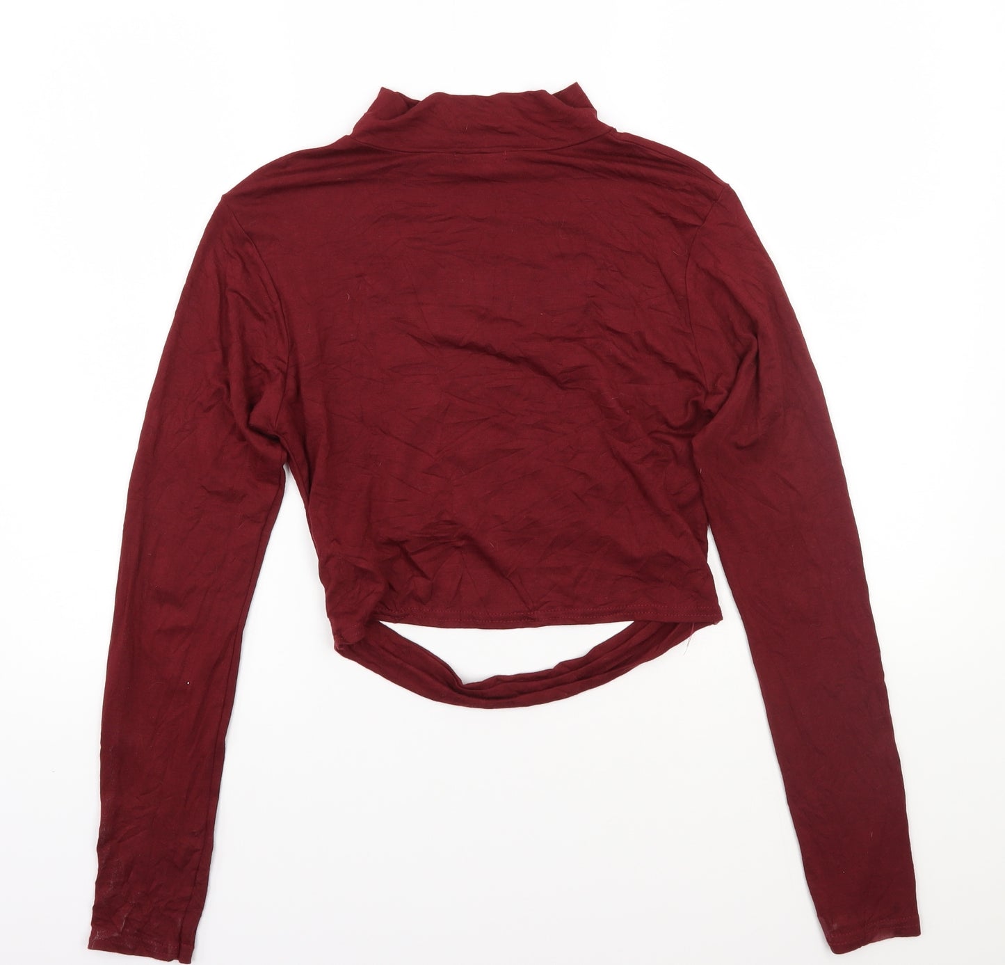 Pretty little thing Womens Red   Basic T-Shirt Size 10