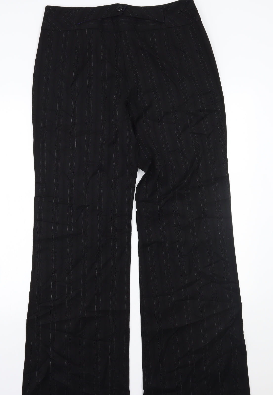 NEXT Womens Black   Trousers  Size 14 L33.5 in