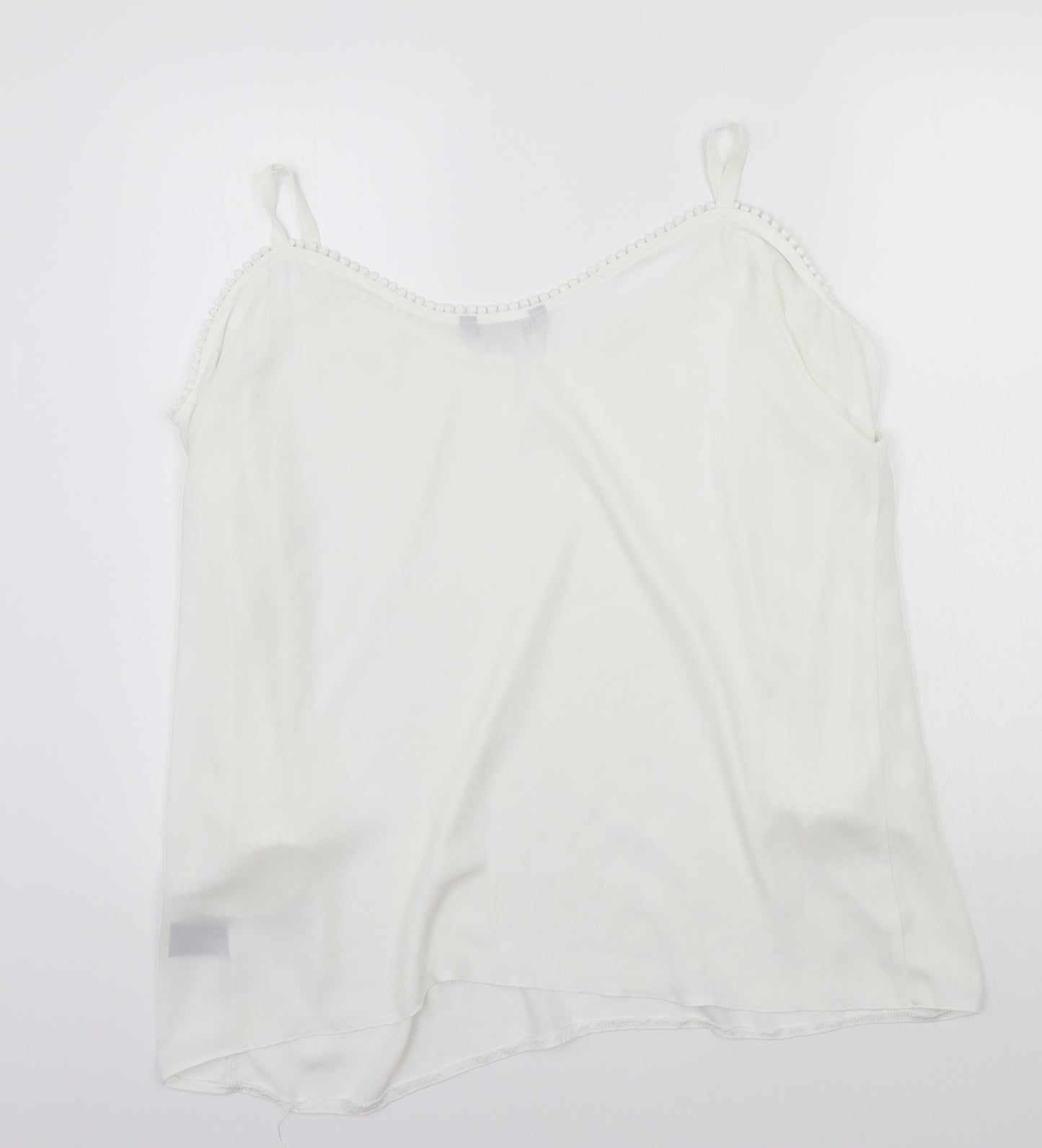 Marina Kaneva Womens White   Basic Blouse Size 16