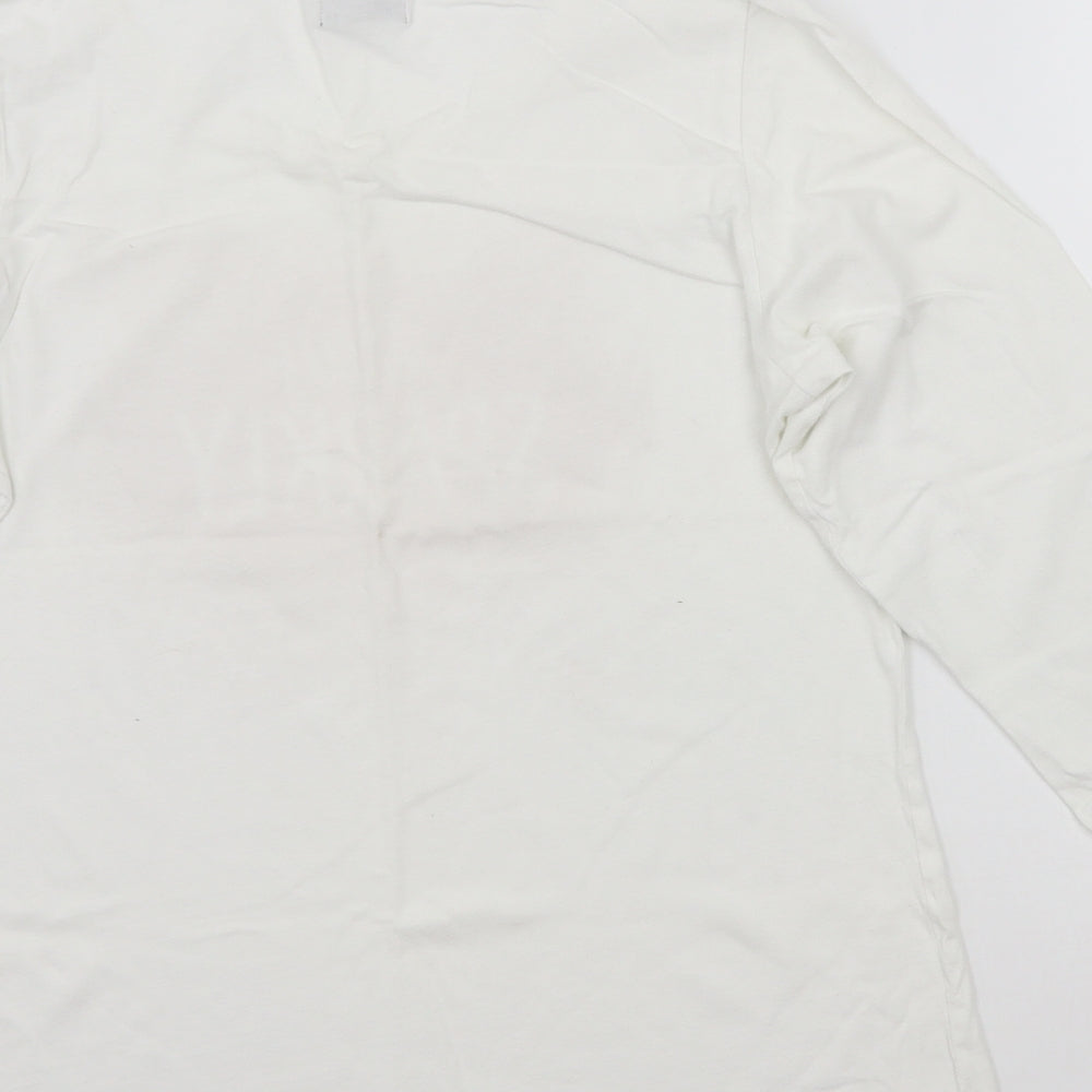 F&F Womens White   Basic T-Shirt Size S