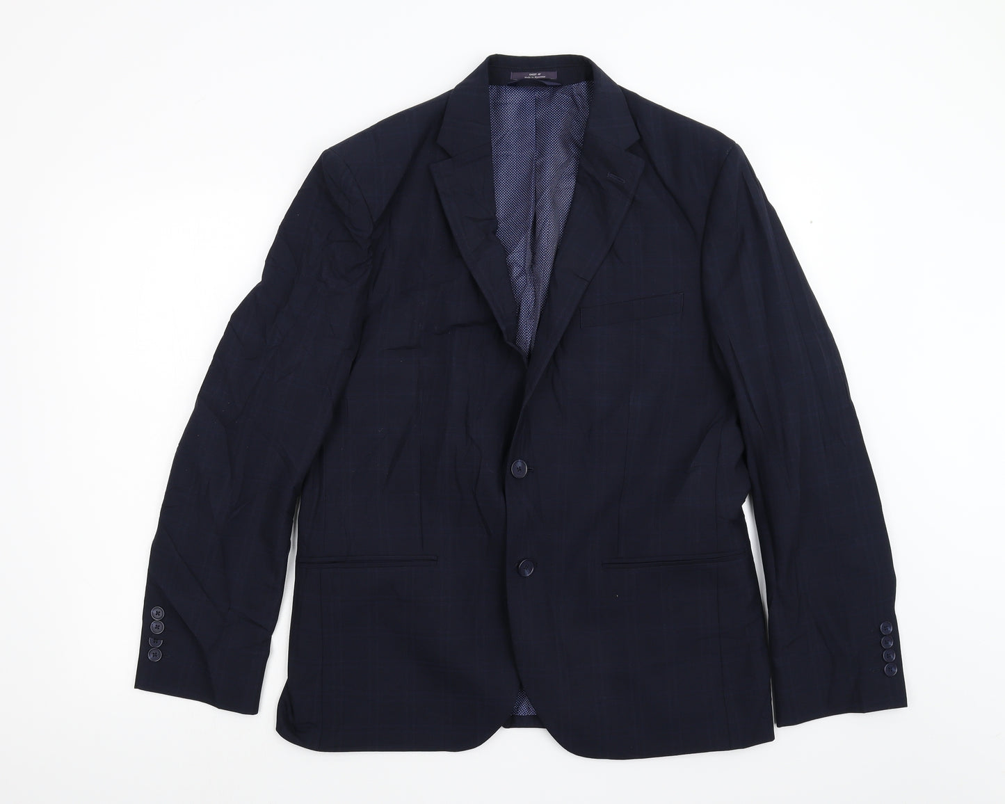 M&S Mens Blue   Jacket Blazer Size 40