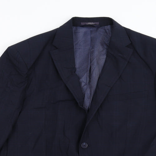 M&S Mens Blue   Jacket Blazer Size 40