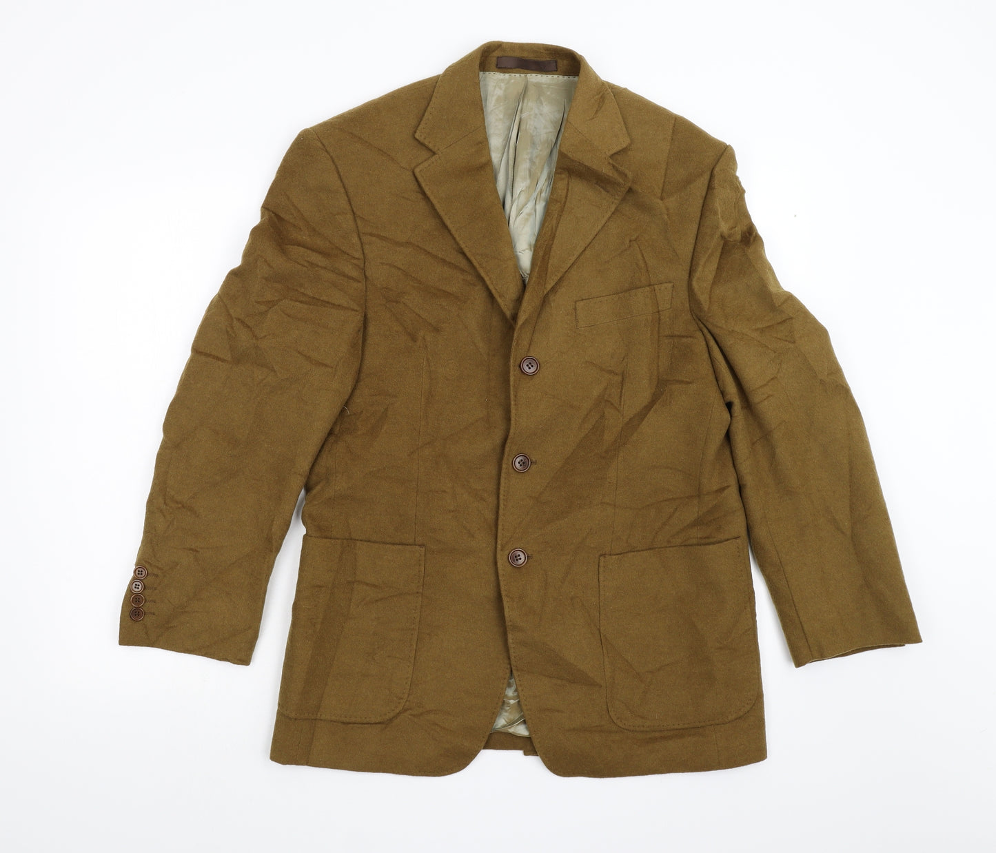 M&S Mens Brown   Jacket Blazer Size 38