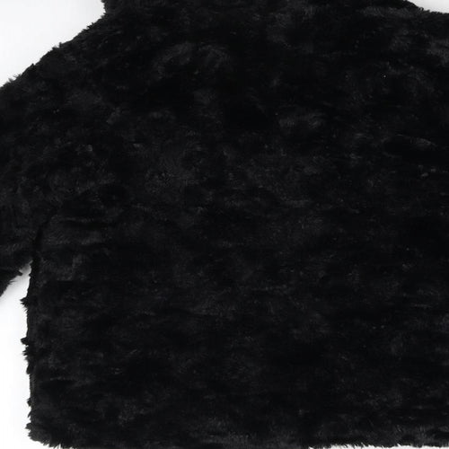 Yumi Girls Black   Jacket  Size 9-10 Years