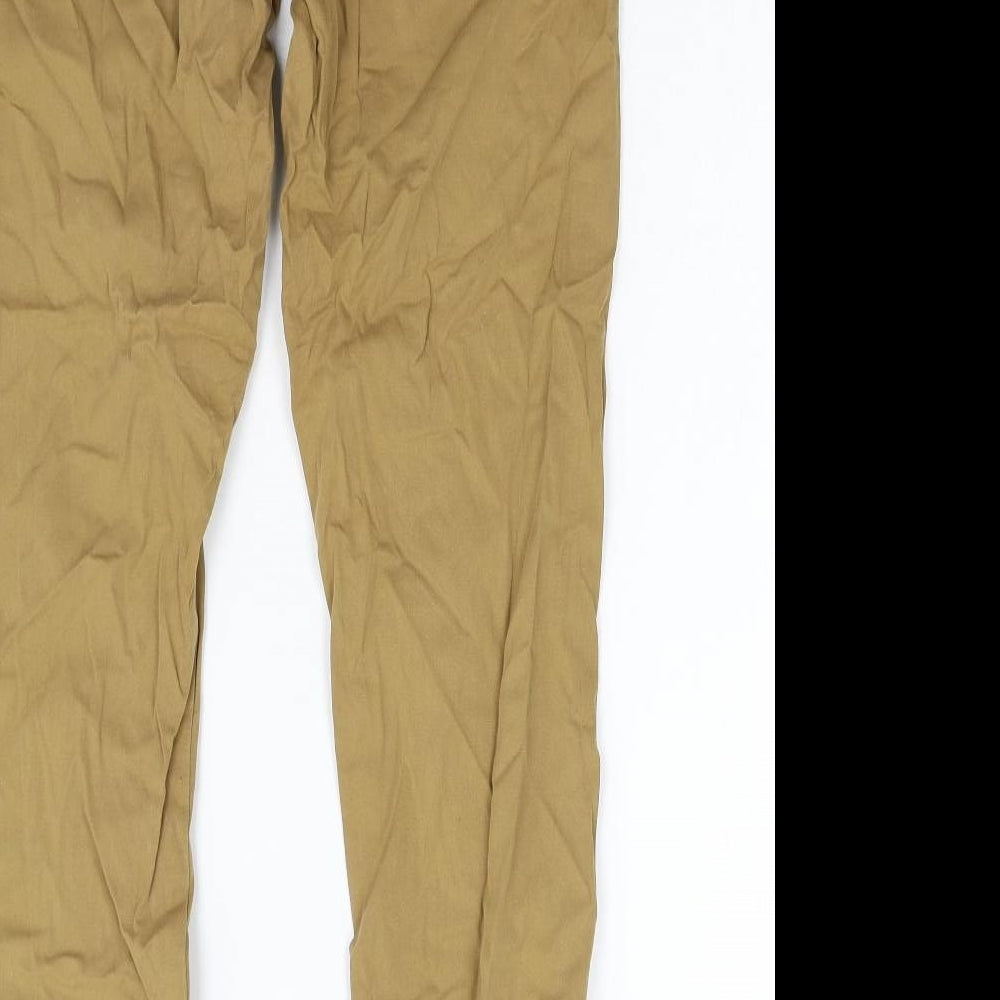 M&S Womens Beige   Trousers  Size 10 L30 in