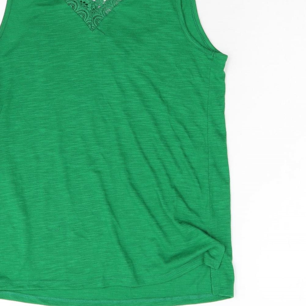 Matalan Womens Green   Basic Tank Size 10