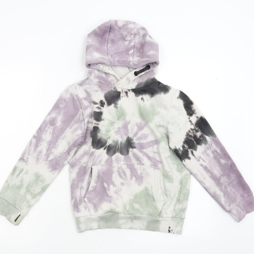 Nutmeg Boys Multicoloured  Fleece Pullover Hoodie Size 7-8 Years