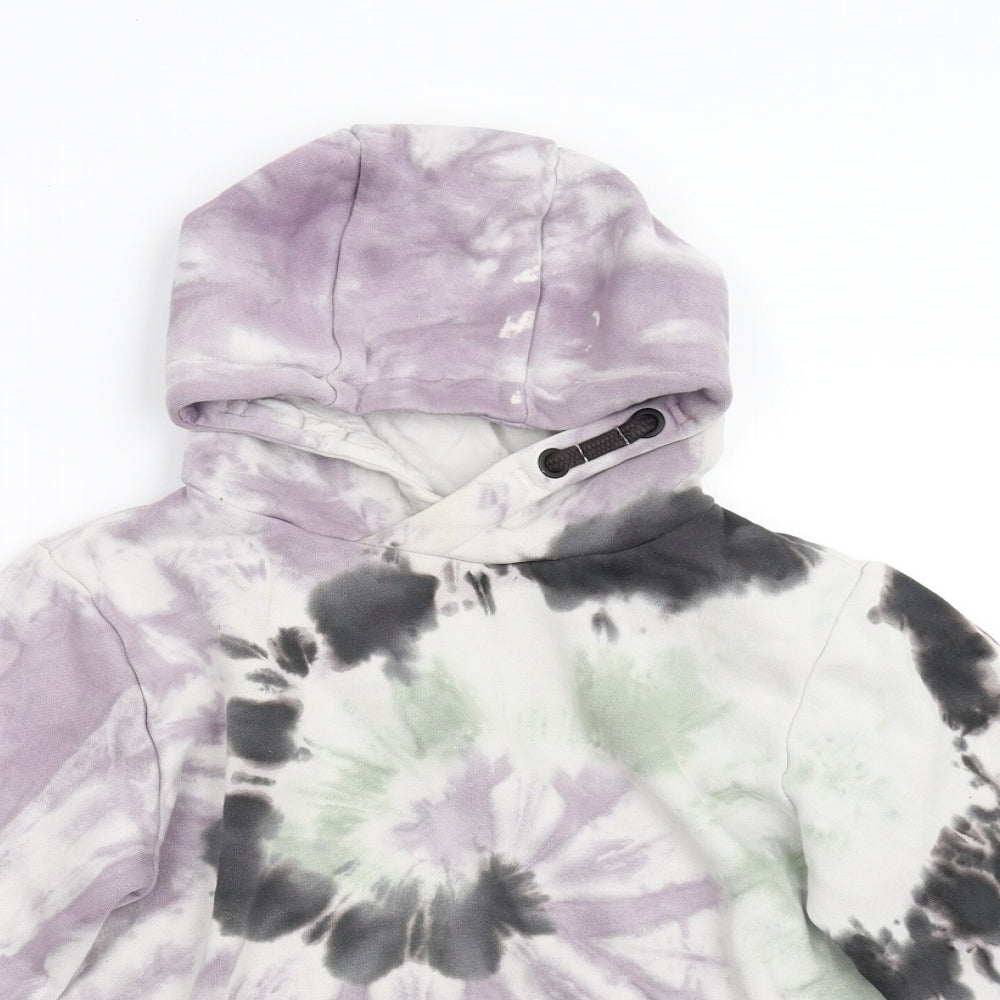 Nutmeg Boys Multicoloured  Fleece Pullover Hoodie Size 7-8 Years