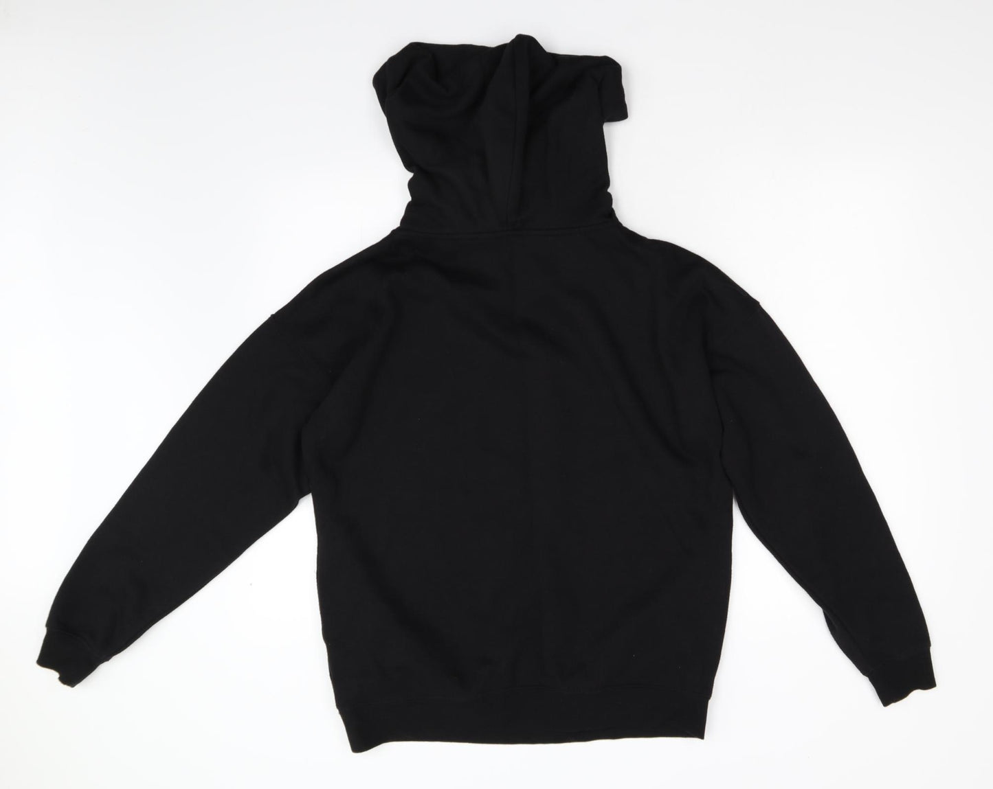 Primark Womens Black  Fleece Pullover Hoodie Size 12