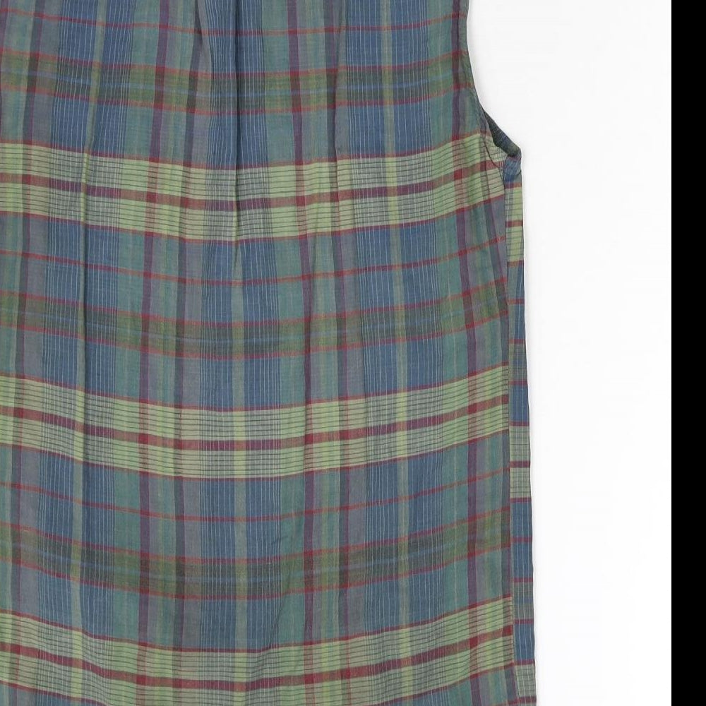 Ralph Lauren Mens Green Check   Button-Up Size S