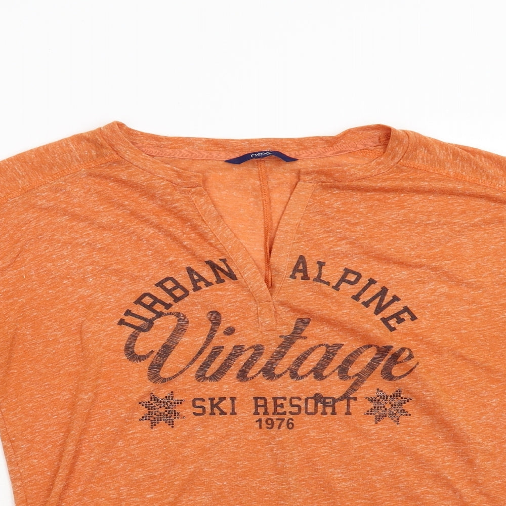 NEXT Womens Orange   Basic T-Shirt Size 12
