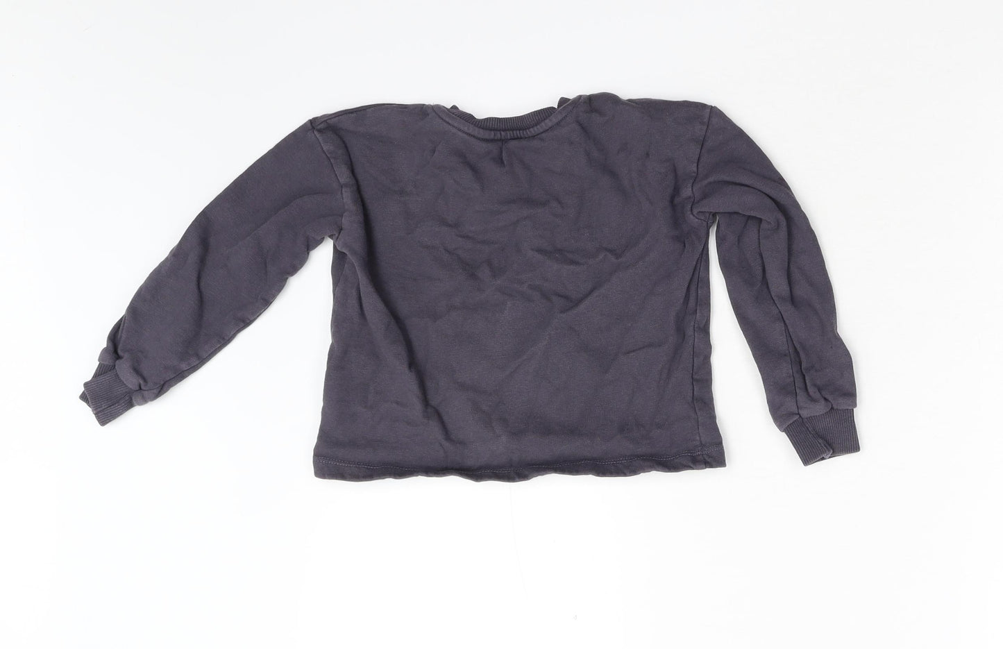 George Girls Grey   Pullover Sweatshirt Size 6-7 Years