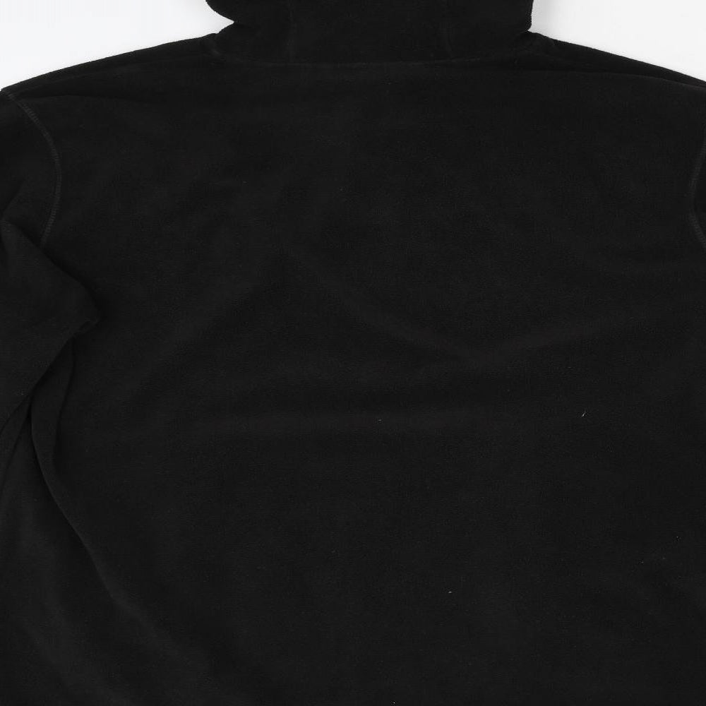 Mambo Mens Black  Fleece Pullover Hoodie Size L