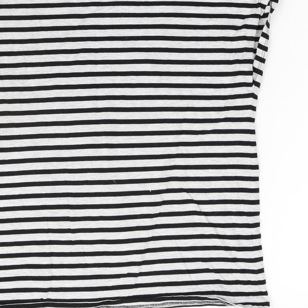 George Womens Multicoloured Striped  Basic T-Shirt Size 12  - Bugs Bunny