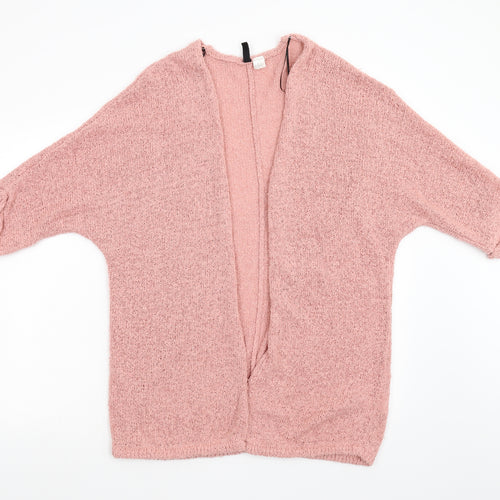 Divided Womens Pink  Knit Cardigan Jumper Size M