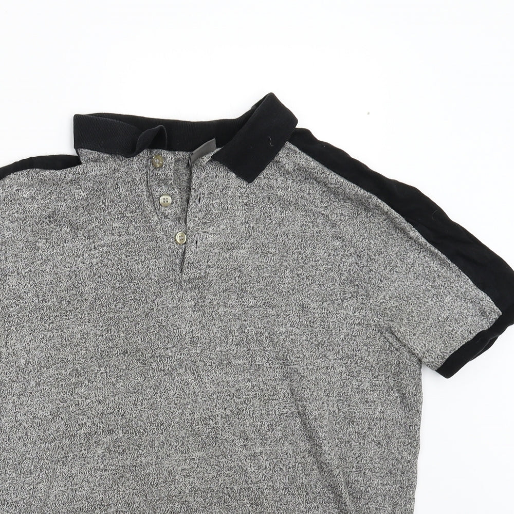 ASOS Mens Grey    Polo Size S