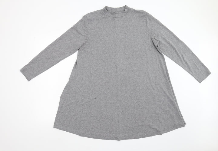Matalan Womens Grey   Basic T-Shirt Size M