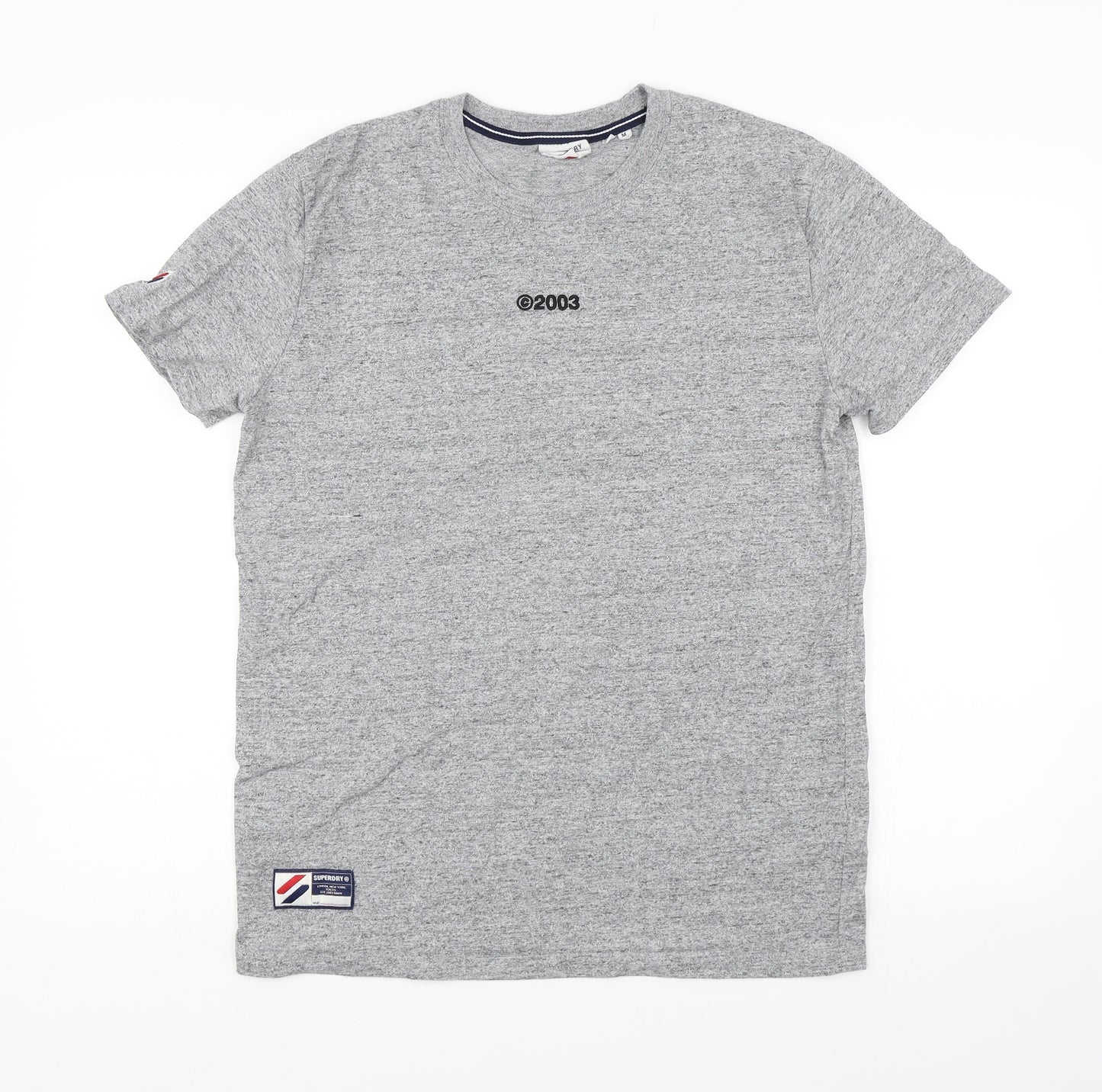 Superdry Mens Grey    T-Shirt Size M