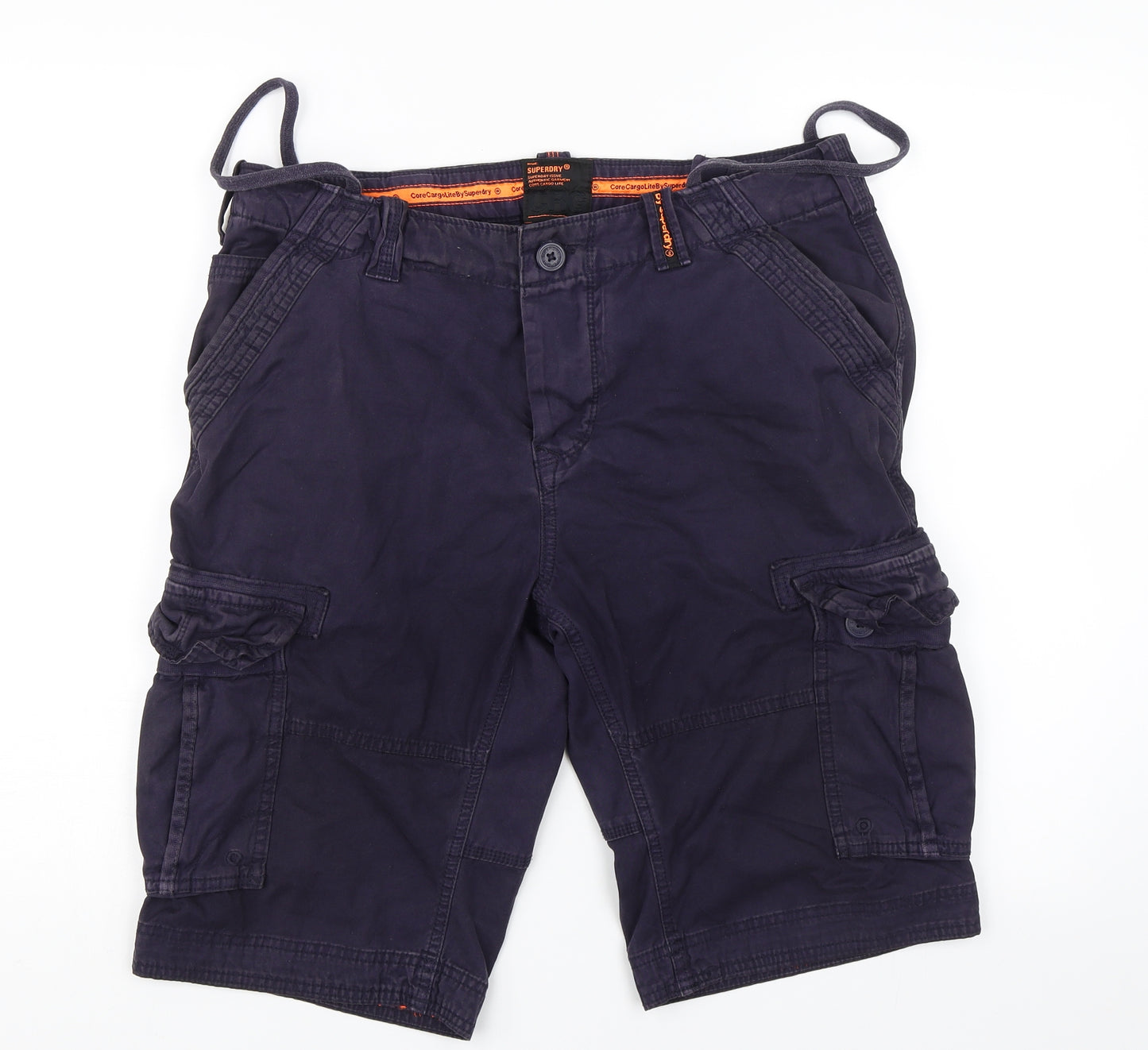 Superdry Mens Blue   Cargo Shorts Size 34 in