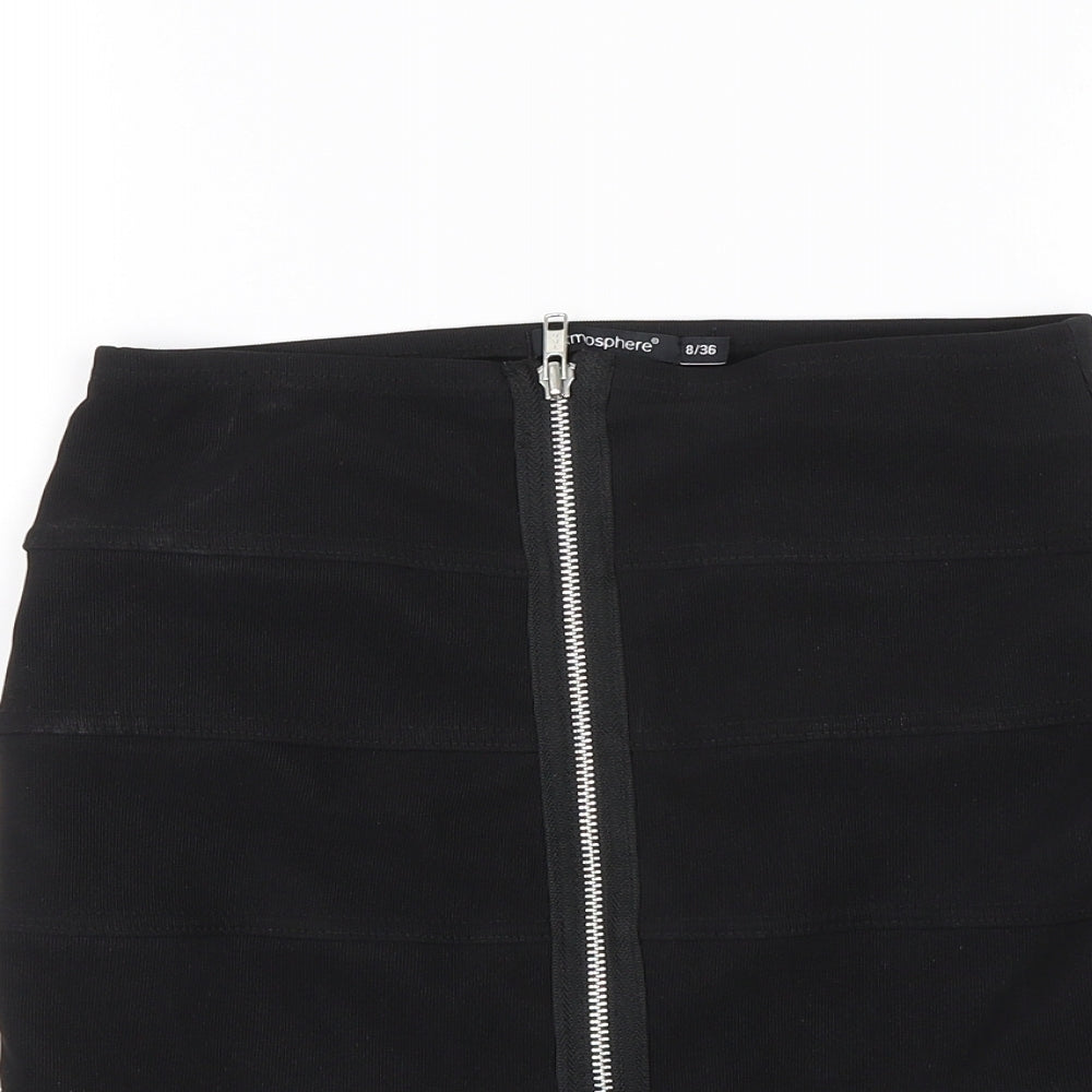 Atmosphere Womens Black   Mini Skirt Size 8