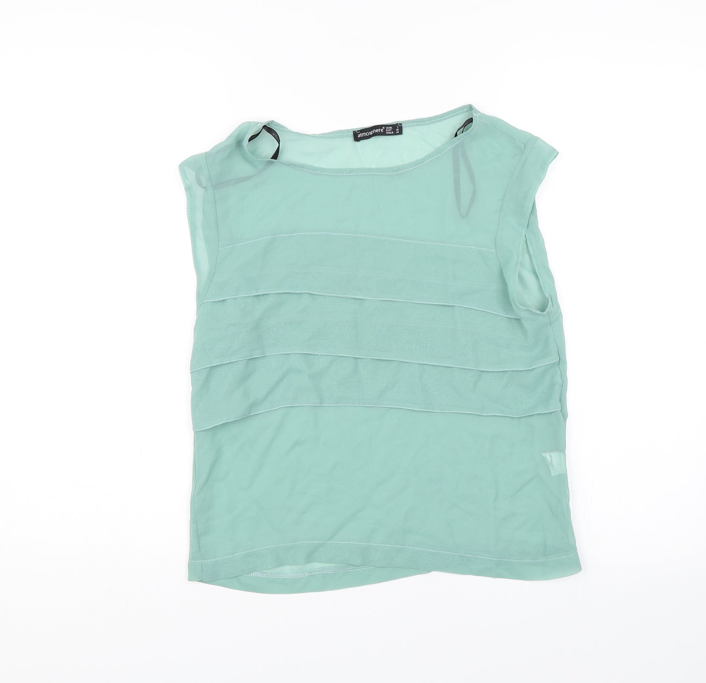 Atmosphere Womens Green   Basic Blouse Size 8