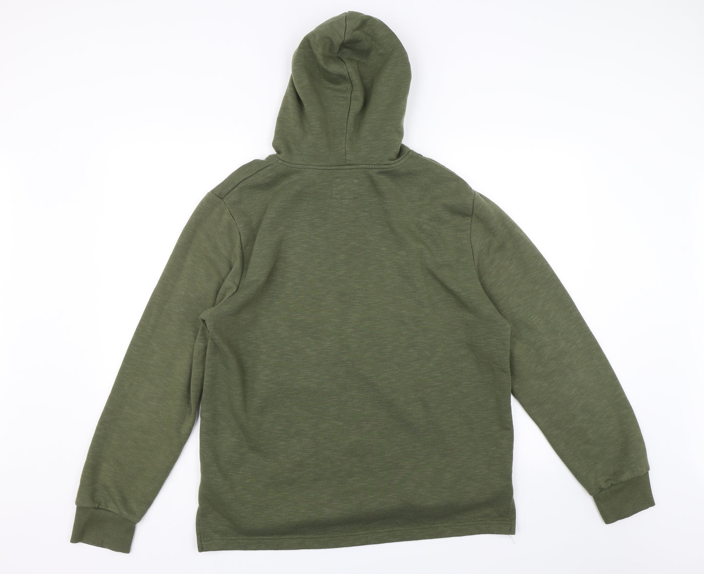 Cedar Wood State Mens Green   Pullover Hoodie Size L