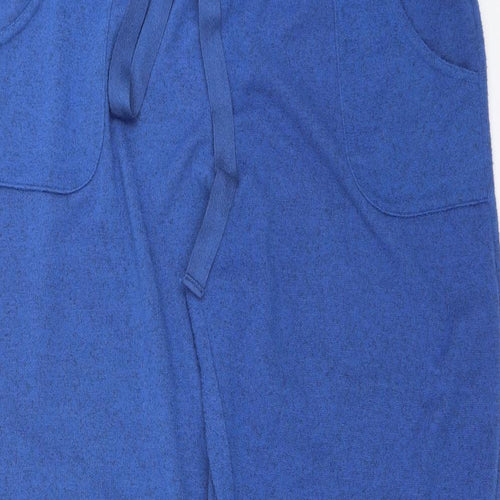 Feel Fabulous Womens Blue Solid   Pyjama Pants Size 14