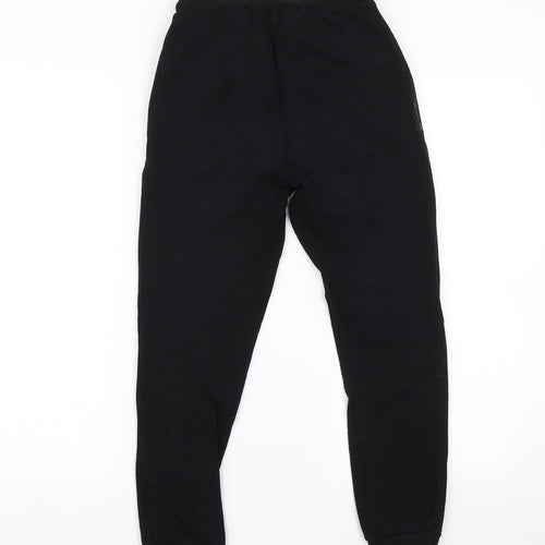 F&F Girls Black   Sweatpants Trousers Size 9-10 Years