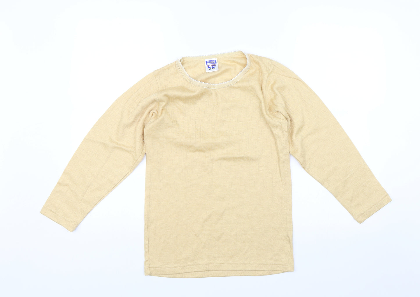 Gaffer Womens Beige   Basic Blouse Size 10  - Thermal
