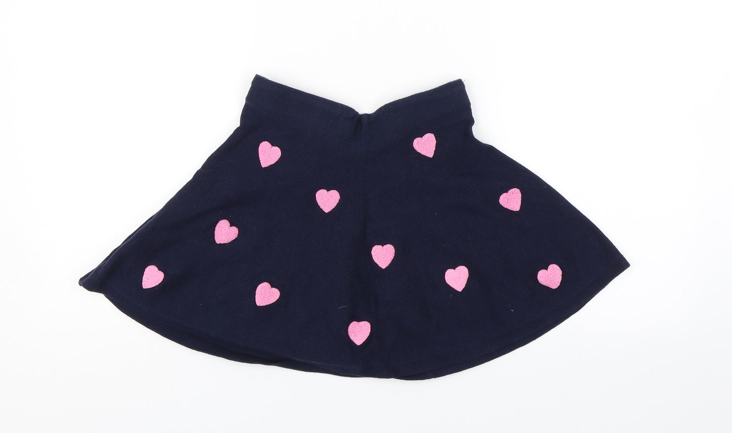 H&M Girls Blue Polka Dot  Mini Skirt Size 9-10 Years