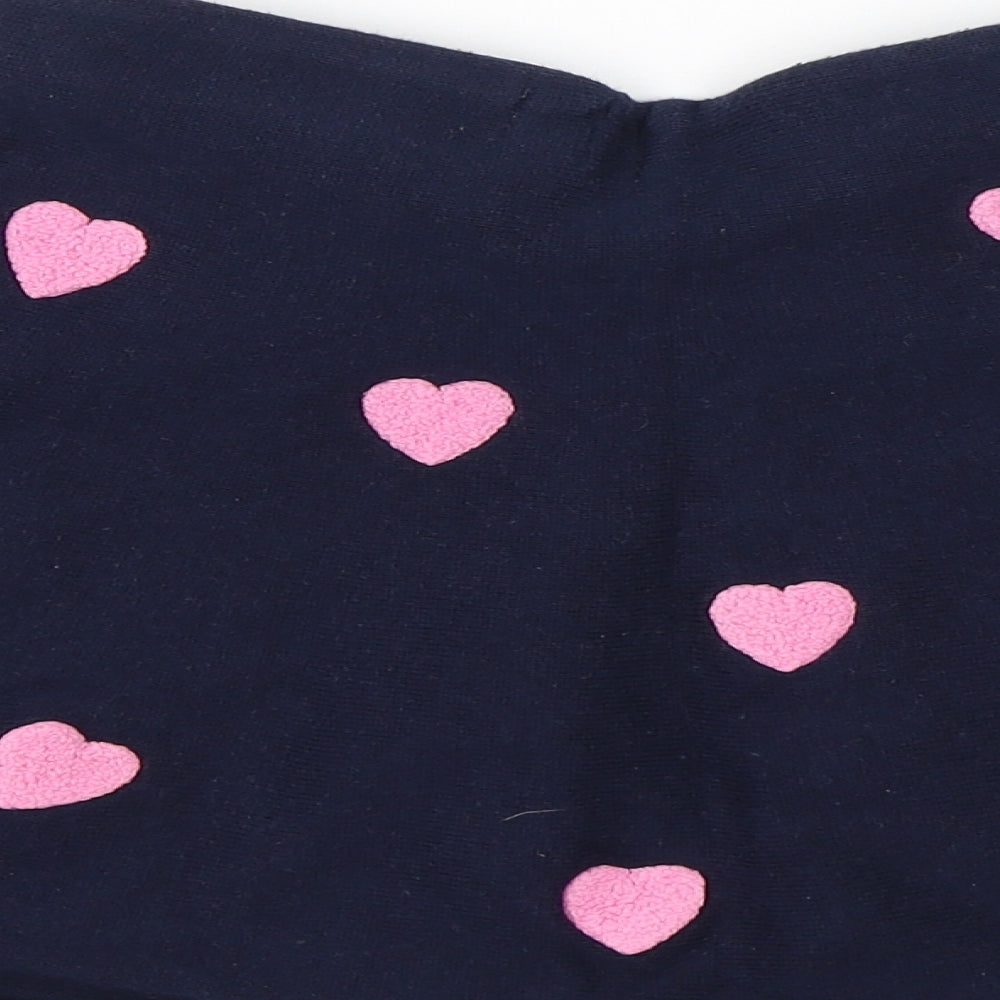 H&M Girls Blue Polka Dot  Mini Skirt Size 9-10 Years