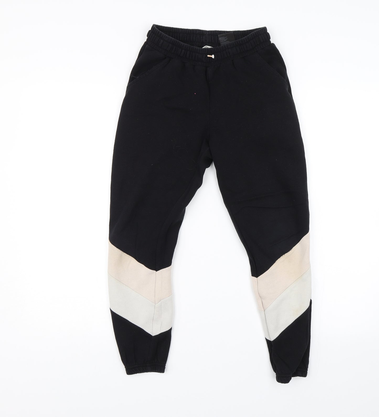 H&M Girls Black   Sweatpants Trousers Size 10 Years