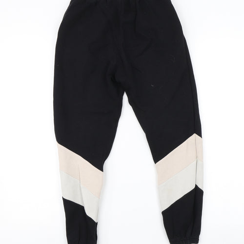 H&M Girls Black   Sweatpants Trousers Size 10 Years