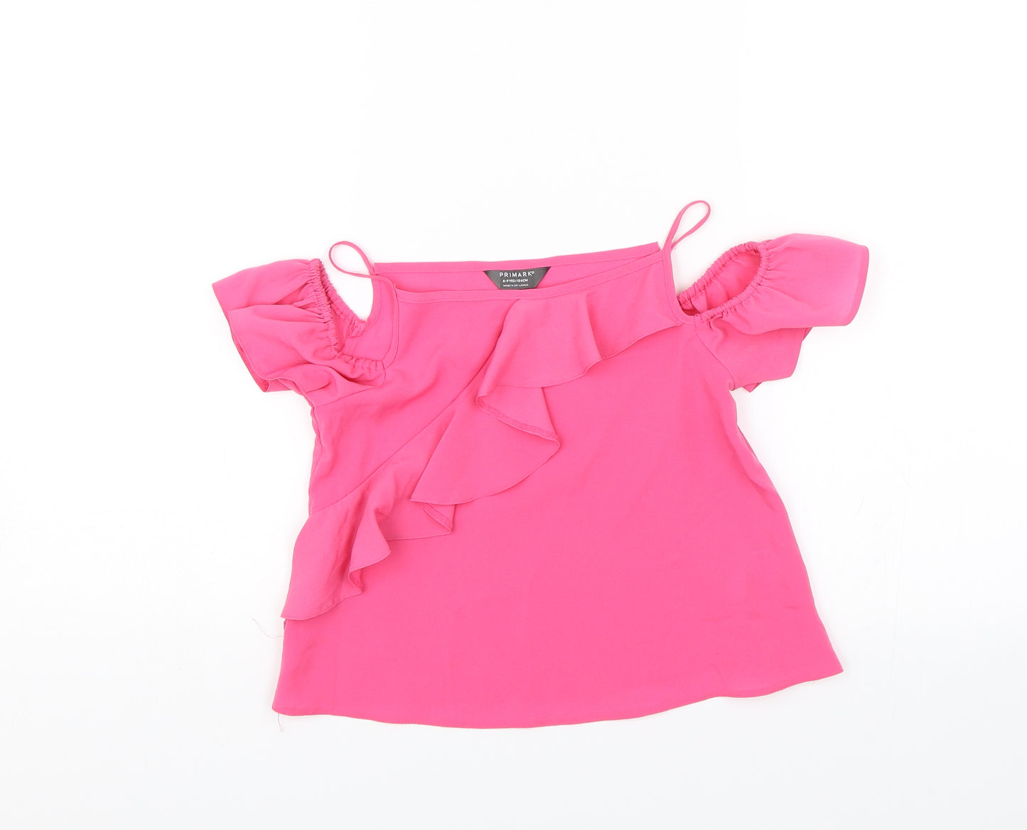 Primark Girls Pink   Basic Blouse Size 8-9 Years