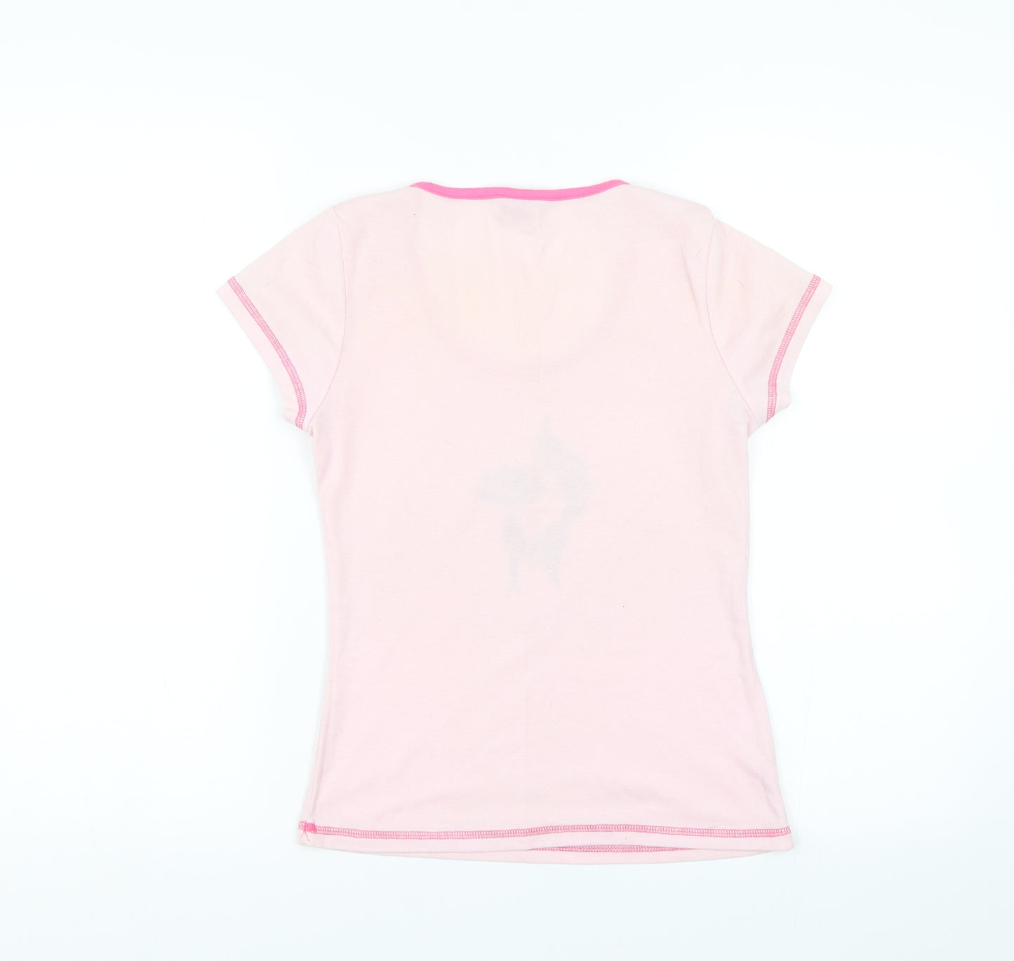 Lemon Womens Pink   Basic T-Shirt Size M  - Glamour Puss