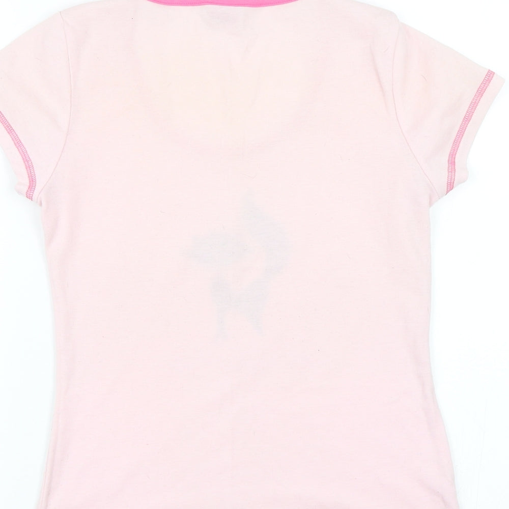 Lemon Womens Pink   Basic T-Shirt Size M  - Glamour Puss