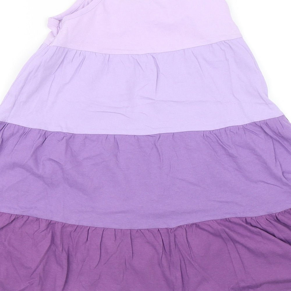 H&M Girls Purple   Shift  Size 7-8 Years