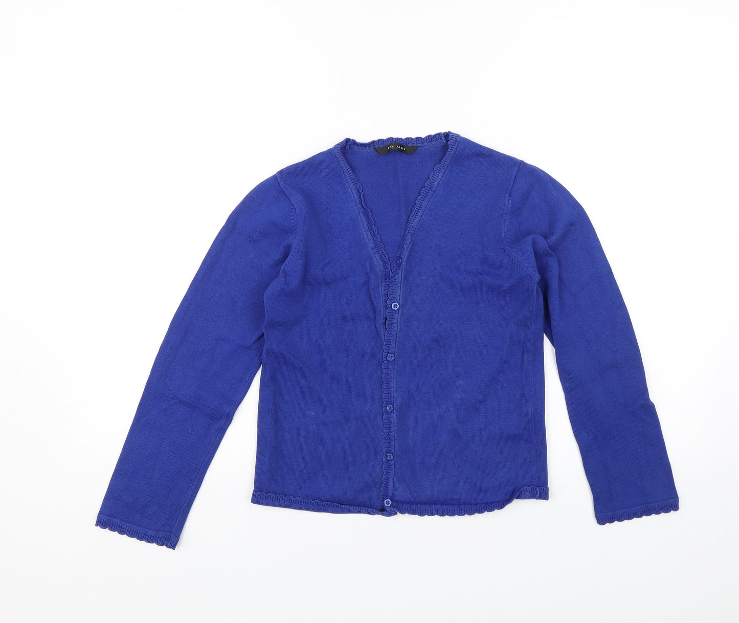 Top Class Girls Blue   Cardigan Jumper Size 9-10 Years