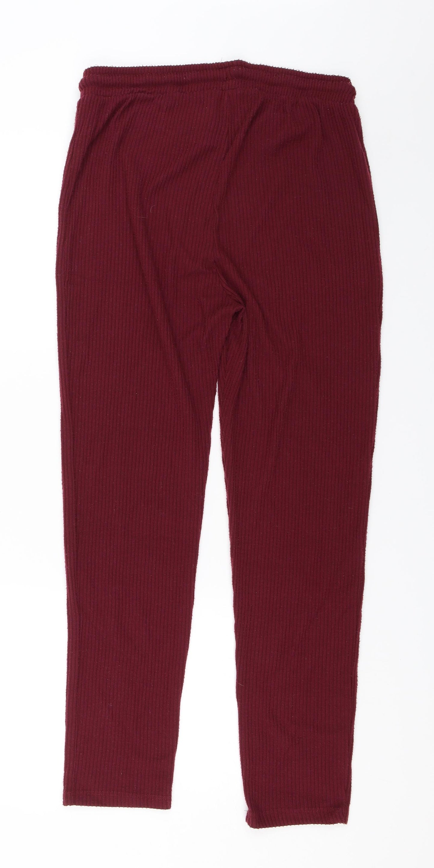 Pep&Co Womens Red   Sweatpants Trousers Size 12 L26 in