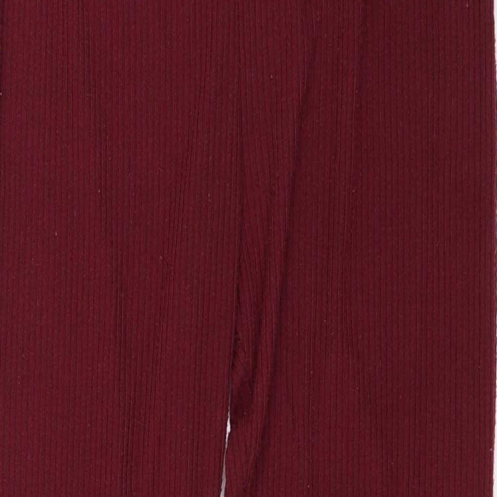 Pep&Co Womens Red   Sweatpants Trousers Size 12 L26 in
