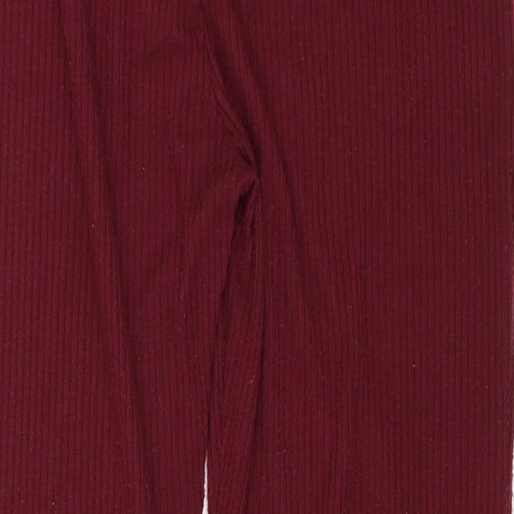 Pep&Co Womens Red   Sweatpants Trousers Size 12 L26 in