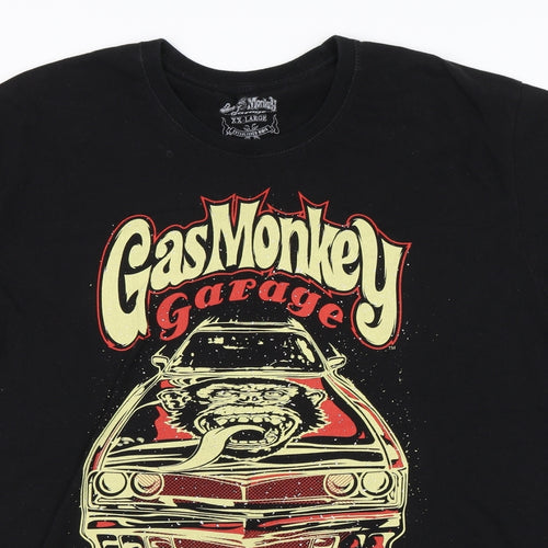 Gas Monkey Mens Black    T-Shirt Size 2XL