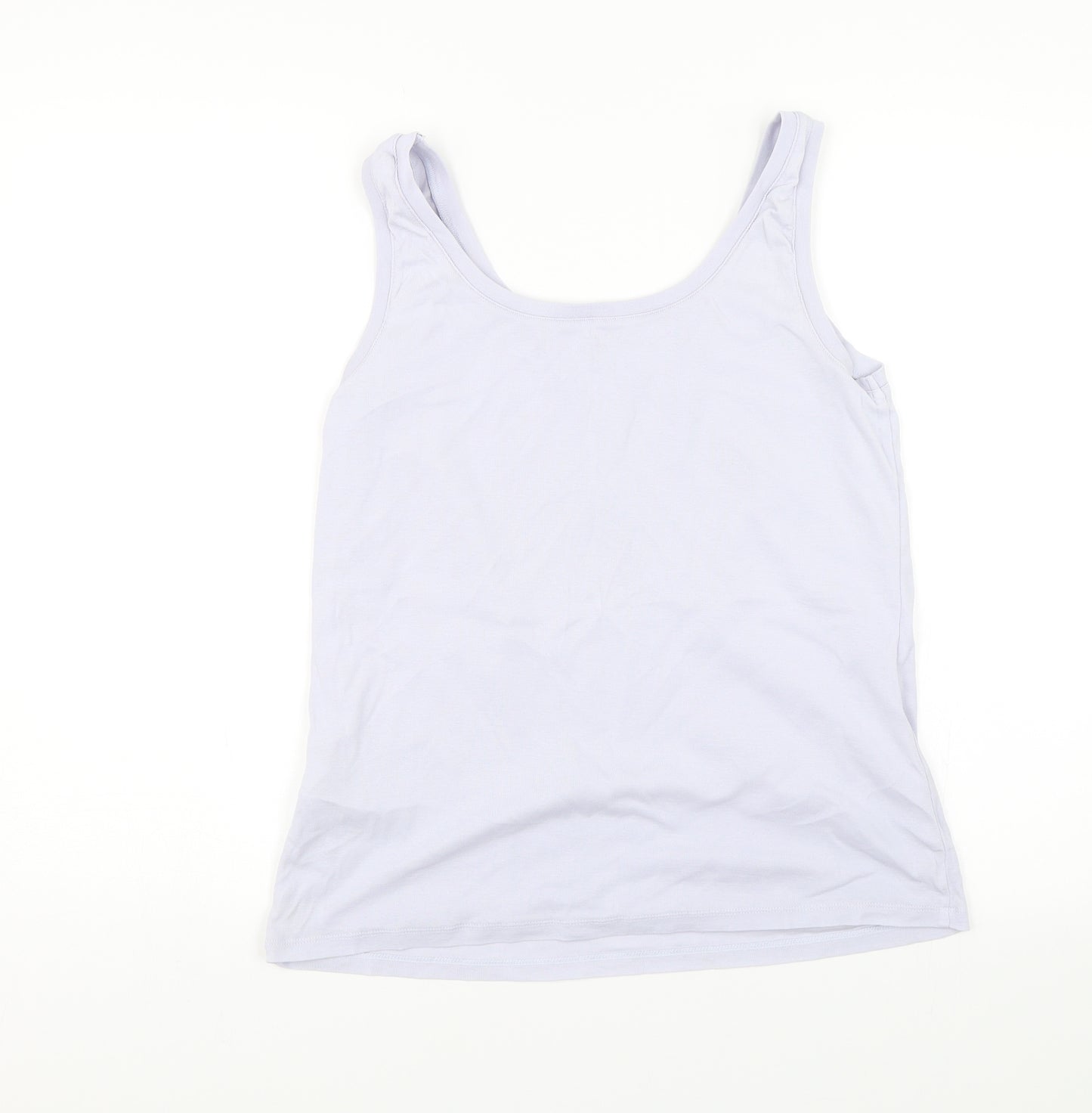 M&S Womens Purple   Basic Tank Size 16