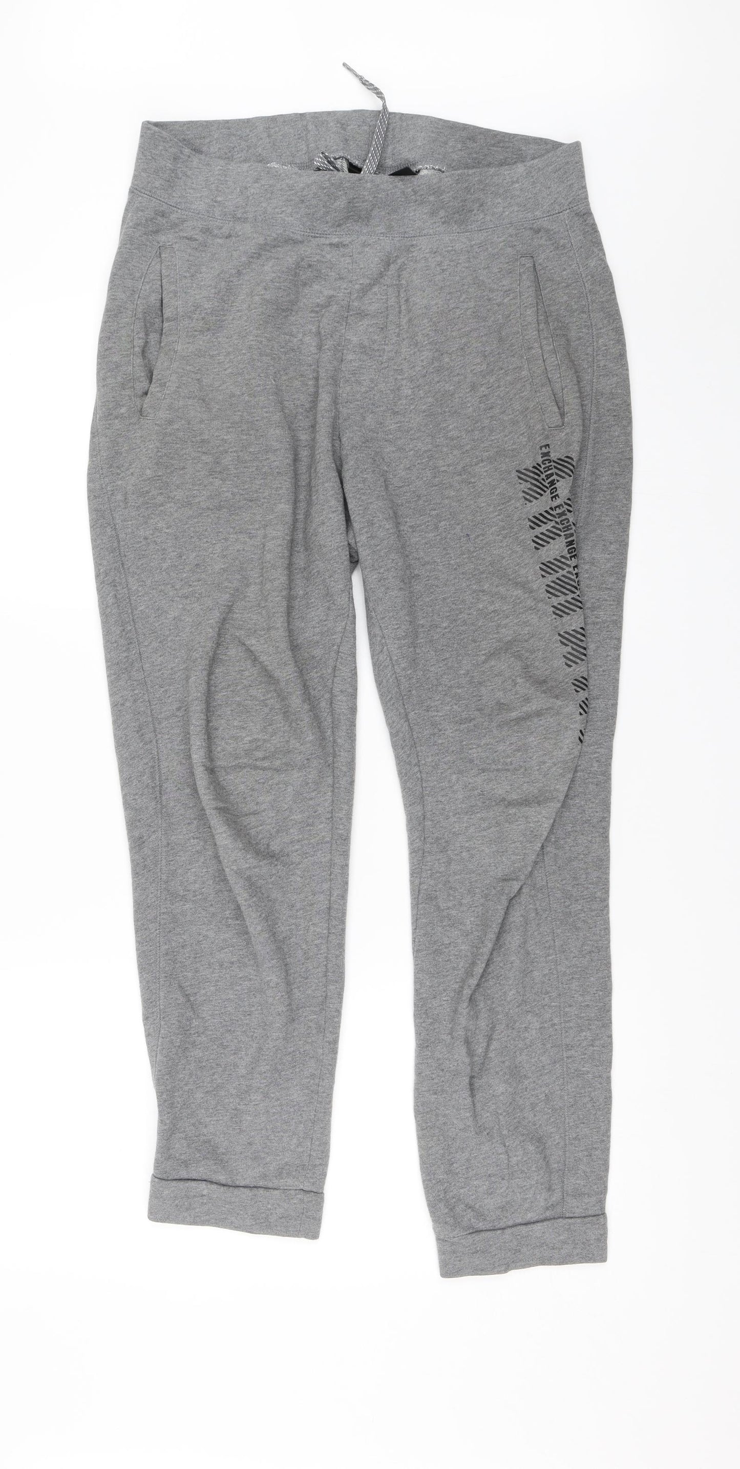 Armani Exchange Mens Grey   Sweatpants Trousers Size M L23 in
